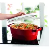 Pyrex tegame in ghisa ovale 3,8L rosso 29x21cm