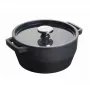 Pyrex pentola in ghisa 6,8L rotonda 28cm grigia