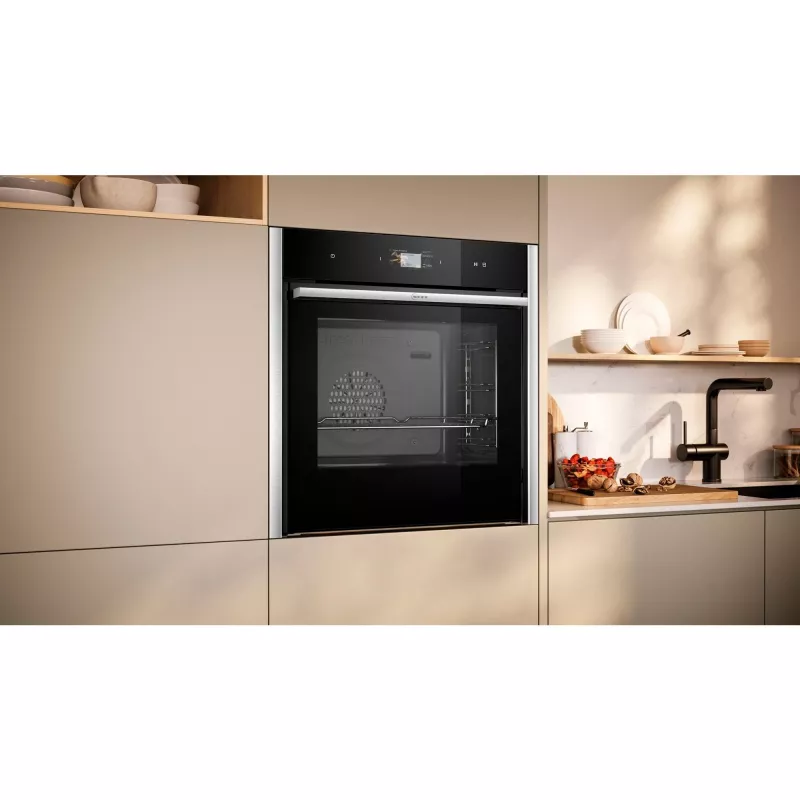 Neff B64FS31N0 N90 forno da incasso con FullSteam, 71L, acciaio inox