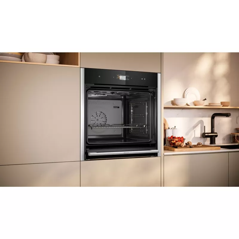 Neff B64FS31N0 N90 forno da incasso con FullSteam, 71L, acciaio inox