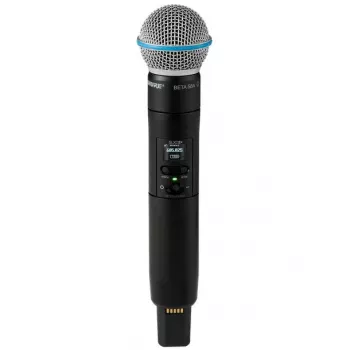 Shure SLXD2+/B58=-G65 trasmettitore a mano con microfono Beta 58A (470-606 MHz)