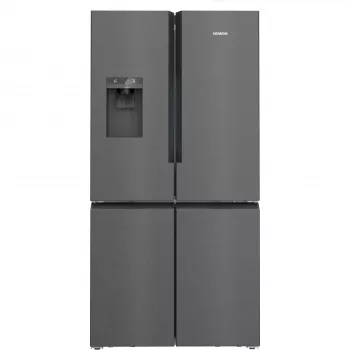 Siemens KF96DPXEA iQ700 combinazione frigorifero-congelatore French Door Side-by-Side con distributore di acqua e ghiaccio, 183 cm, classe di efficienza energetica E, acciaio inox