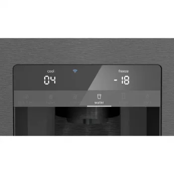 Siemens KF96DPXEA iQ700 combinazione frigorifero-congelatore French Door Side-by-Side con distributore di acqua e ghiaccio, 183 cm, classe di efficienza energetica E, acciaio inox