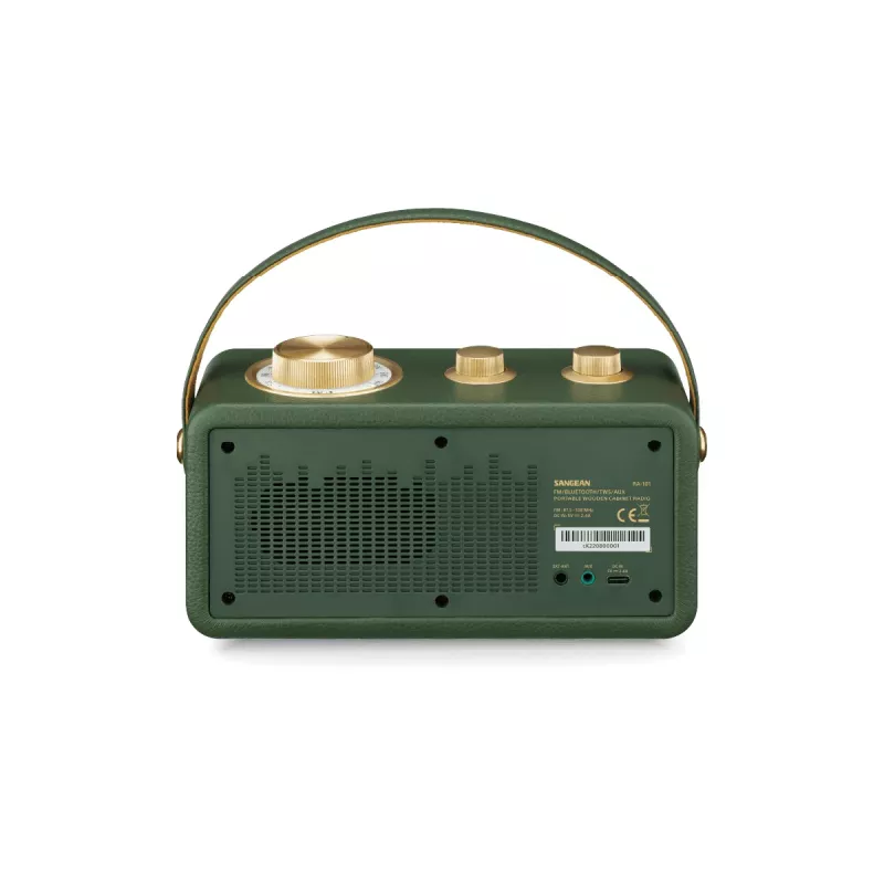 Sangean RA-101 altoparlante Bluetooth portatile Forest Gold
