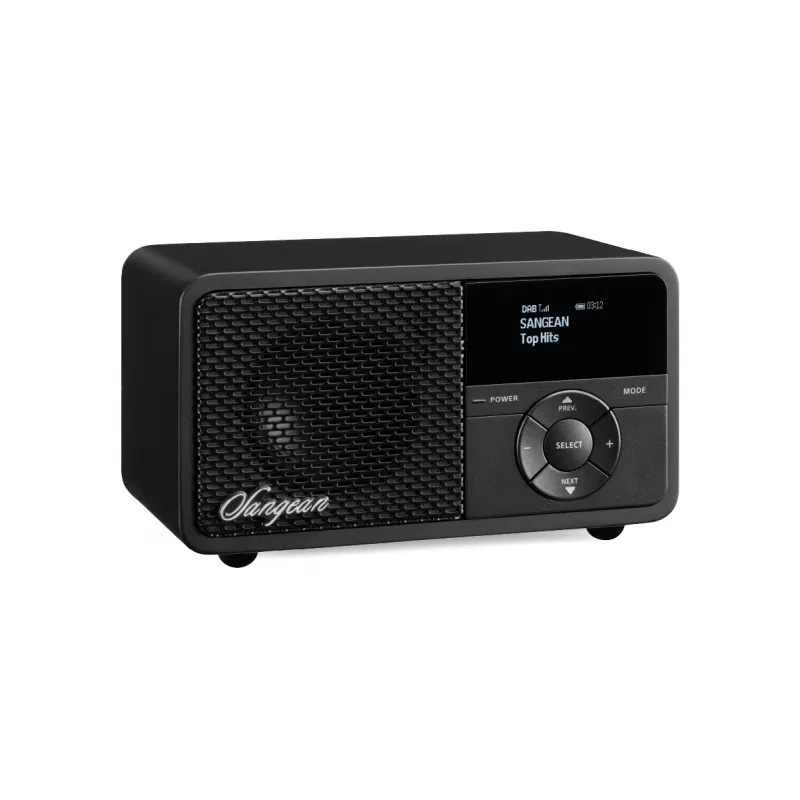 Sangean DDR-7X Radio portatile DAB+ e FM con Bluetooth, nero
