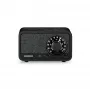 Sangean WR-8 Radio FM con cassa in legno massello, Midnight Oak