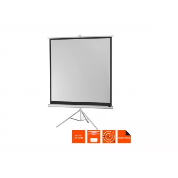 celexon Economy schermo a treppiede 133 x 133 cm White Edition