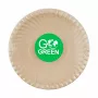 GOGREEN piatti compostabili in canna da zucchero con motivo Go Green Ø23cm 10 pezzi