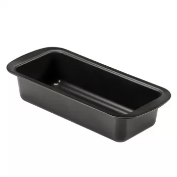 NEWILL stampo da plumcake 25x11x6,4 cm nero stampo antiaderente in acciaio al carbonio
