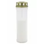 CANDELA lumino da cimitero con coperchio, durata ca. 98 ore, bianco