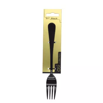 ASI COLLECTION capicorda a forcella 2 pz. nero 1,7 mm capicorda a forcella crimp completamente isolato