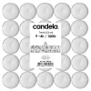 CANDELA lumini 100 pz., bianco, non profumati, 4 ore di durata