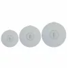ASI COLLECTION Set coperchi in silicone con 3 Ø20/26/30cm grigio