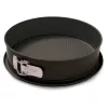 NEWILL Tortiera a cerniera Ø26x7,6cm nera rivestimento antiaderente acciaio al carbonio