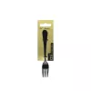 ASI COLLECTION Forchettine da dolce 2 pezzi nere 1,5 mm acciaio inossidabile