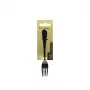 ASI COLLECTION Forchettine da dolce 2 pezzi nere 1,5 mm acciaio inossidabile