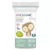 Cleanic Baby Eco dischetti di cotone per neonati, 60 pezzi, 100 % cotone naturale, ipoallergenici, senza cloro