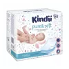 Kindii Pure & Soft Traversine per fasciatoio 60x60 cm, confezione da 10, traversine monouso impermeabili, bianche