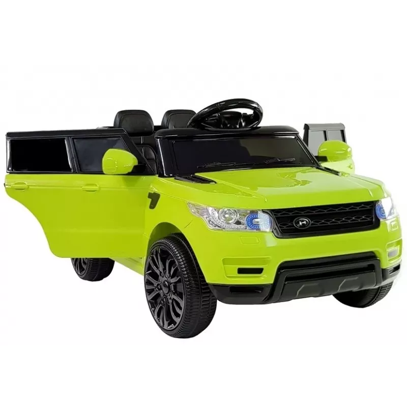 PETMEX HL1638 Veicolo elettrico per bambini verde con luci LED, lettore MP3, telecomando