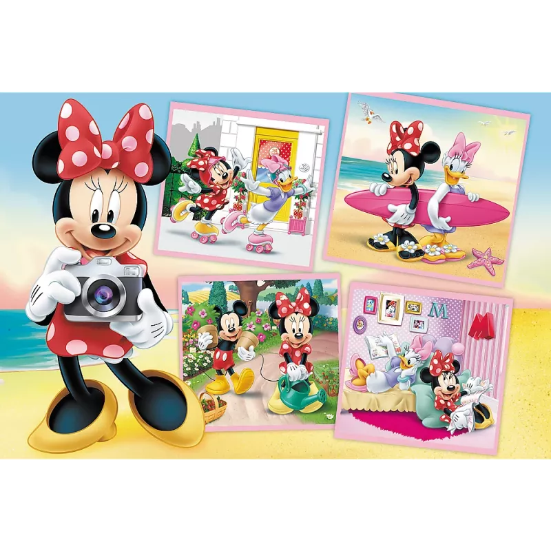 TREFL puzzle 60 pezzi - Lovely Minnie - Disney Minnie Mouse