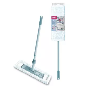 YORK mop 47x17 cm con manico telescopico 70-145 cm, magnetico