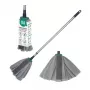 Testa mop in microfibra con manico telescopico Eco Ego CIRCULAR RUBI
