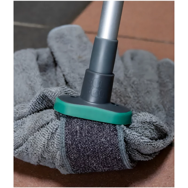 Testa mop in microfibra con manico telescopico Eco Ego CIRCULAR RUBI