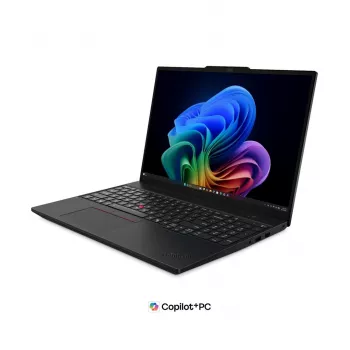 Lenovo ThinkPad T16 G5 Ultra 5 325 16,0 pollici WUXGA IPS 400 nits Anti-Glare 32GB LPDDR5X-6800 512GB SSD Intel Grafik 75Wh 5MP+IR Kamera Windows 11 Pro nero 3J Vor-Ort + ThinkPad Essential Plus 16 zaino