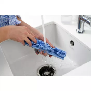 YORK BACTERIA STOP Testina spazzola in gomma per pavimenti 34 cm con setole antimicrobiche