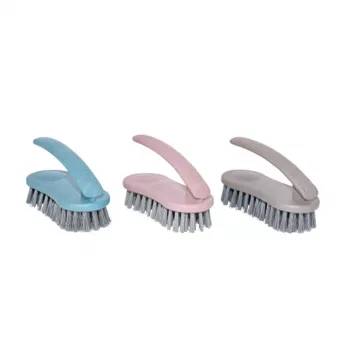 YORK reSTART Set scopetta e paletta – plastica ecologica in materiale riciclato, grigio/verde