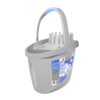 YORK BACTERIA STOP Secchio con pulsante 12 L grigio