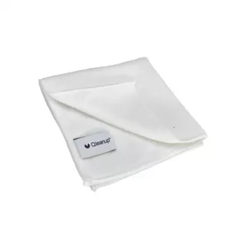 QLEANUP Panni in microfibra 250 gsm 30x30 cm, confezione da 10, bianco