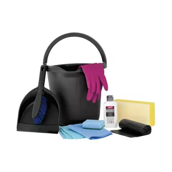 YORK Set accessori per la pulizia – kit di pulizia schermo con spray 200 ml e panno in microfibra per TV, monitor, laptop, tablet, smartphone