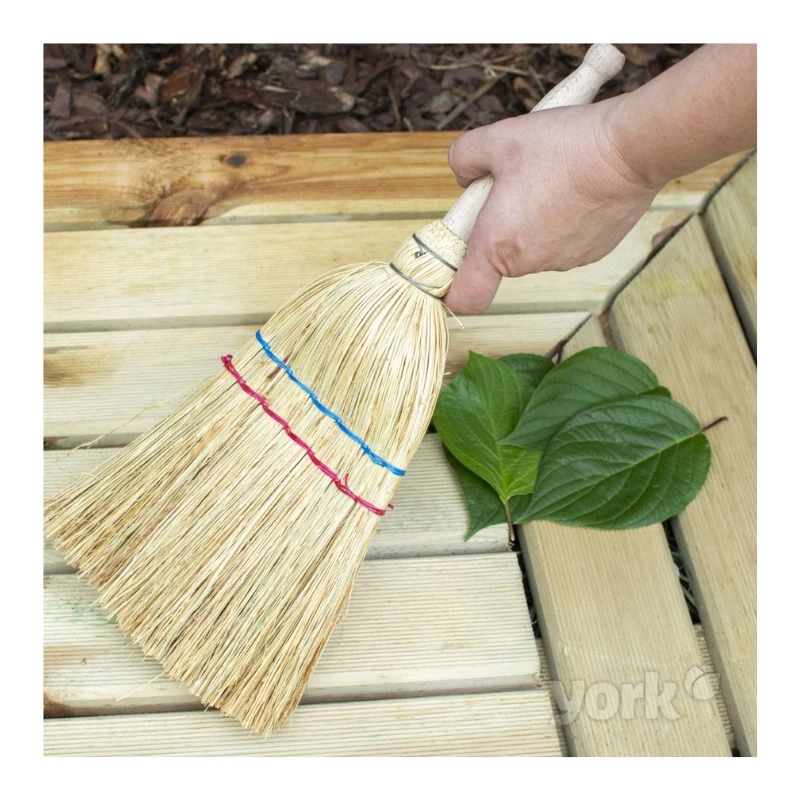 YORK Scopa universale per spazzare 23 cm Sorgo Mini
