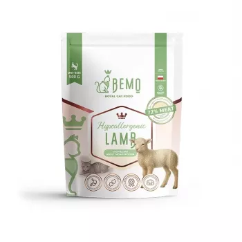 BEMO Cat Hypoallergenic Lamb - cibo secco per gatti - 500g