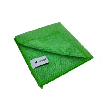 QLEANUP panni in microfibra 250gsm 30x30 cm, 10 pezzi, verde