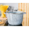Zilner set pentole marmo 4 pezzi grigio ZL-7066
