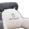 LEAN TOYS schienale supporto per sedia letto bianco grigio 60 x 40 cm