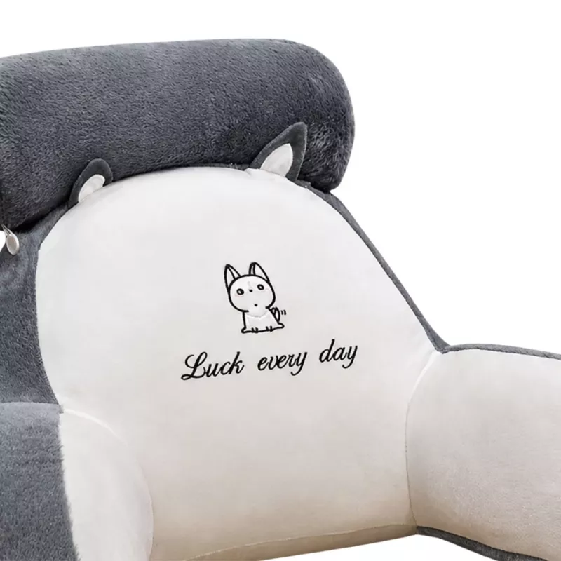 LEAN TOYS schienale supporto per sedia letto bianco grigio 60 x 40 cm