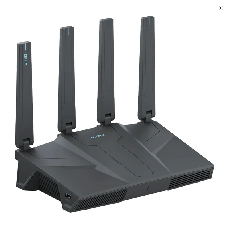 GL.iNet GL-BE6500 router VPN Wi-Fi 7 Tri-Band 2,5G Multi-Gigabit