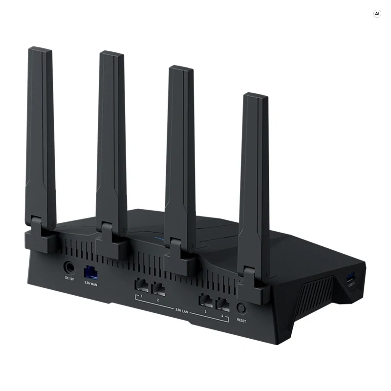 GL.iNet GL-BE6500 router VPN Wi-Fi 7 Tri-Band 2,5G Multi-Gigabit
