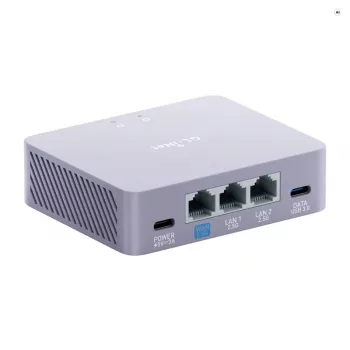 GL.iNet GL-MT5000 AX5400 router WLAN Wi-Fi 6 Dual-Band con porte 2,5G Multi-Gigabit, OpenWrt, WireGuard VPN, 1GB RAM, 8GB eMMC