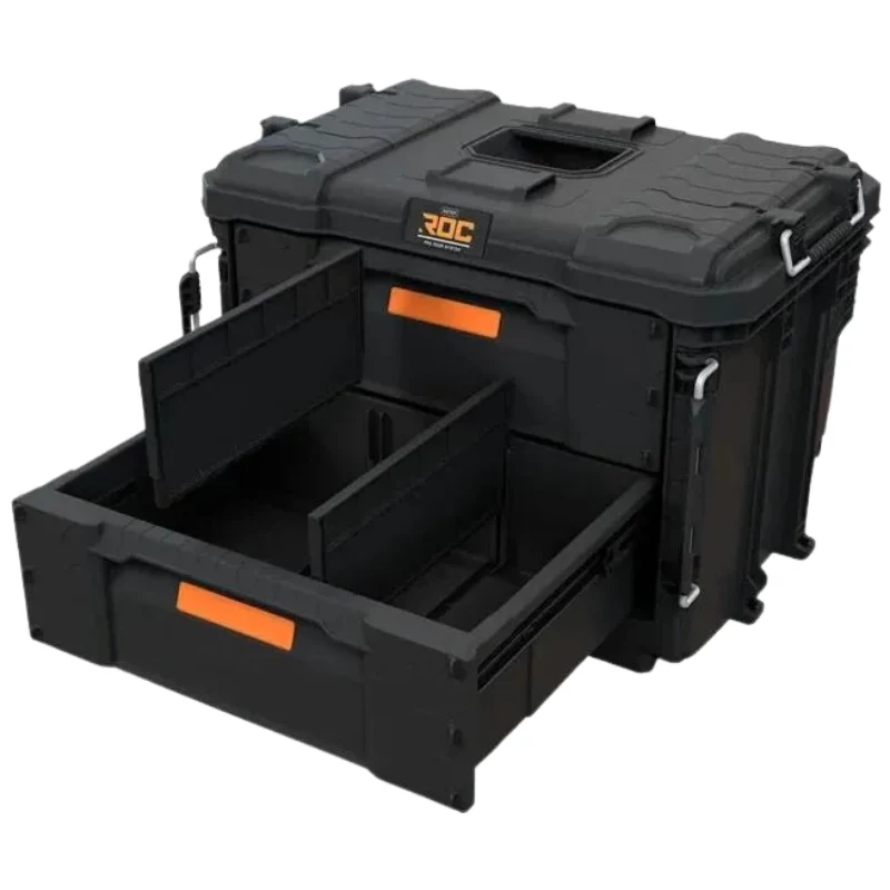 KETER DIY ROC Pro Gear unità a 2 cassetti XL cassetta attrezzi con 2 cassetti 56,5x37,5x41,3cm