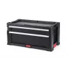 KETER DIY cassetta attrezzi con 2 cassetti, 56,2 x 28,9 x 26,2 cm, nero/rosso