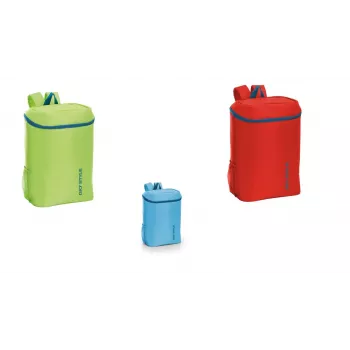 GIOSTYLE zaino termico Frio assortiti, azzurro/verde/rosso