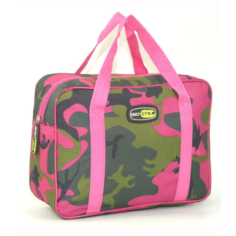 GIOSTYLE Camouflage Borsa termica 12L, colori assortiti (Fucsia/Blu/Giallo/Bianco)