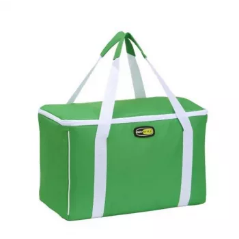 GIOSTYLE Borsa termica Evo Square Assortiti, Verde/Rosso/Blu con decorazione, 15 L