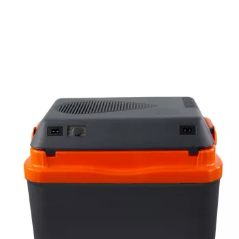 GIOSTYLE Horizon M 12/230V Box termoelettrico riscaldante e refrigerante 20L Box frigo termoelettrico Grigio scuro/Rosso