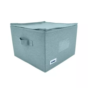 ORDINETT Scatola quadrata con zip 30x30x21 cm Menta