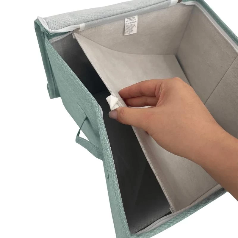 ORDINETT Scatola quadrata con zip 30x30x21 cm Menta